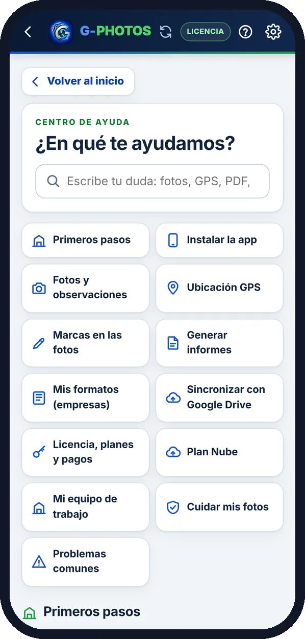 Centro de ayuda: Respuestas sin salir de la app