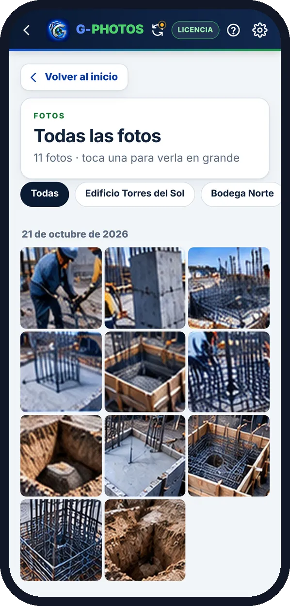 Todas tus fotos: Como la galería de tu celular