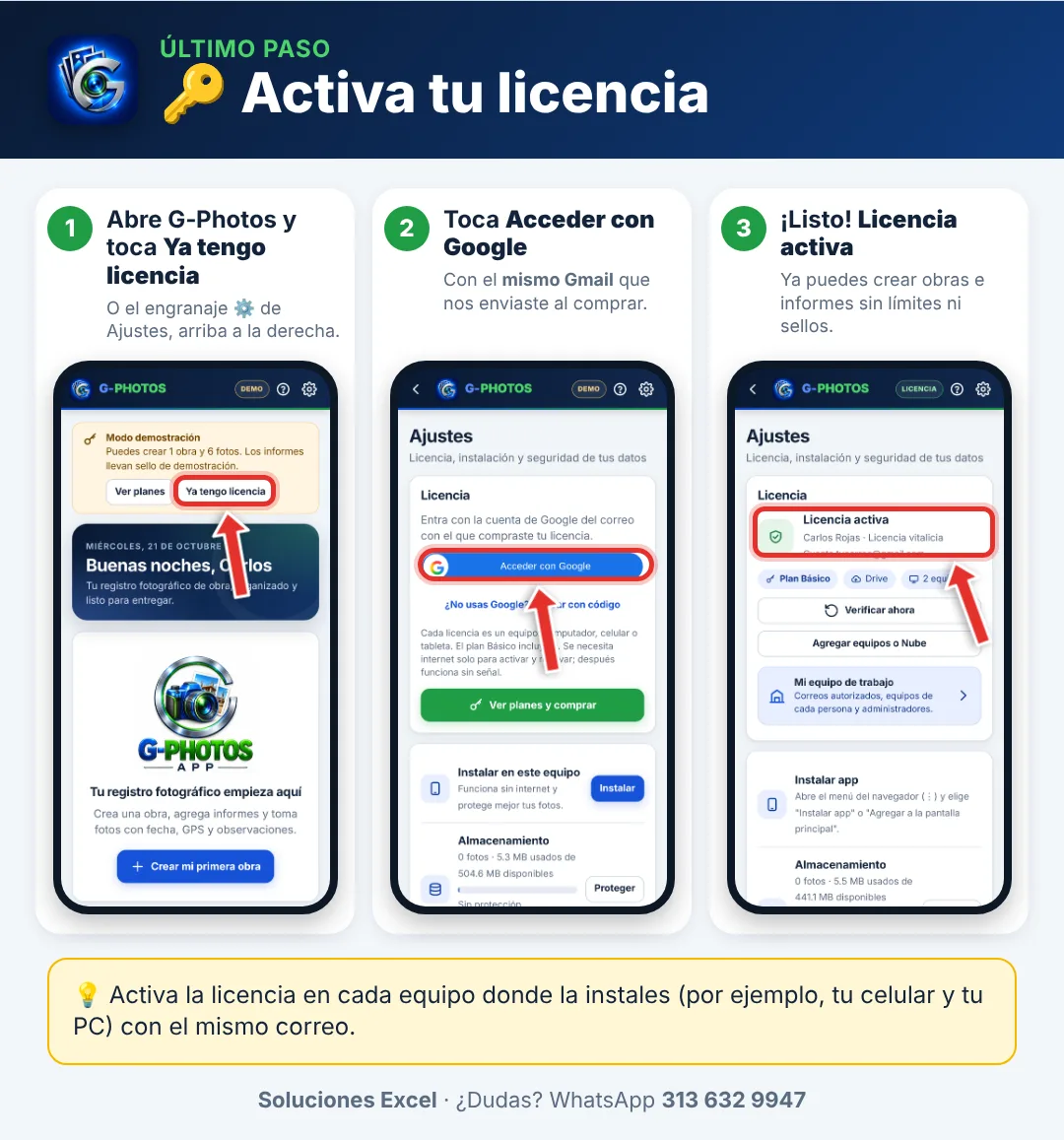 Activar la licencia