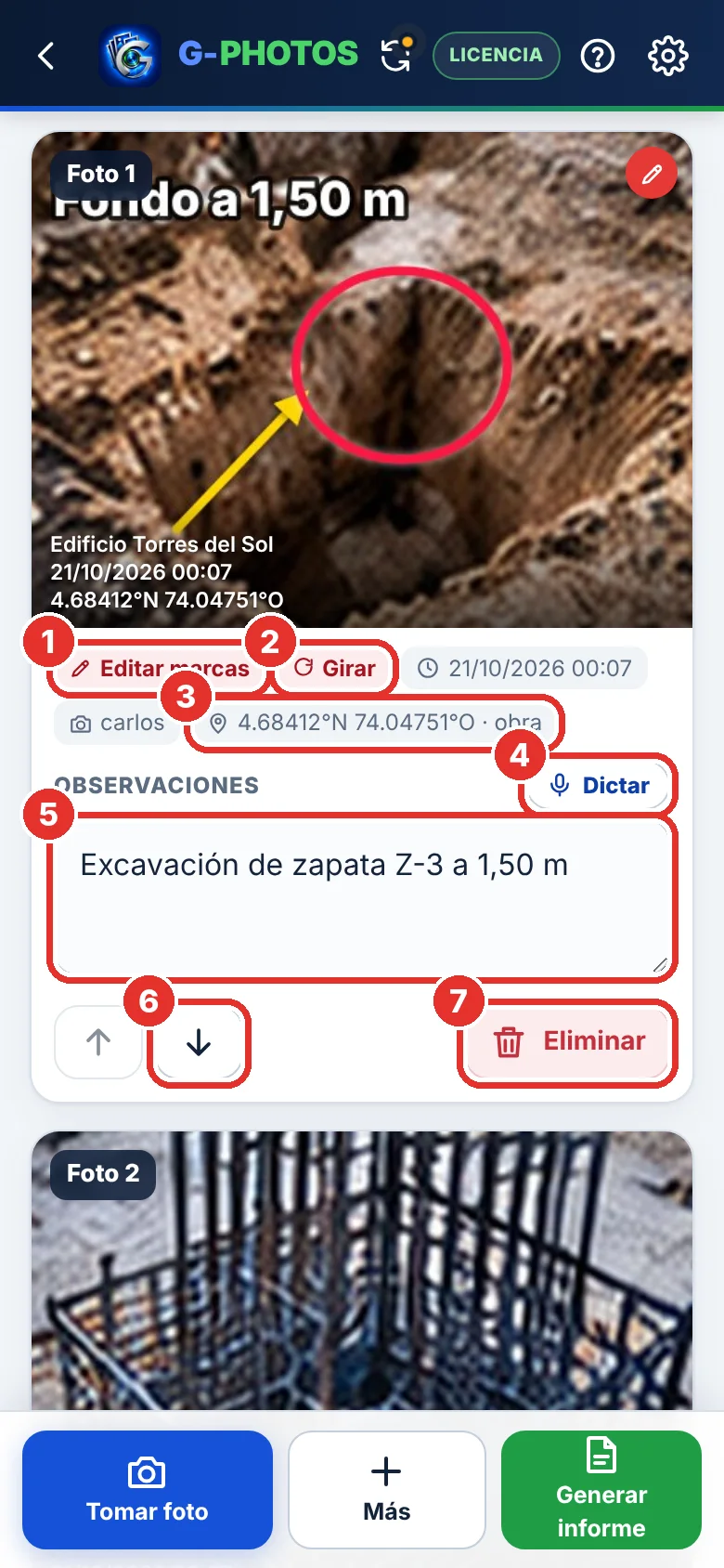 Cada foto