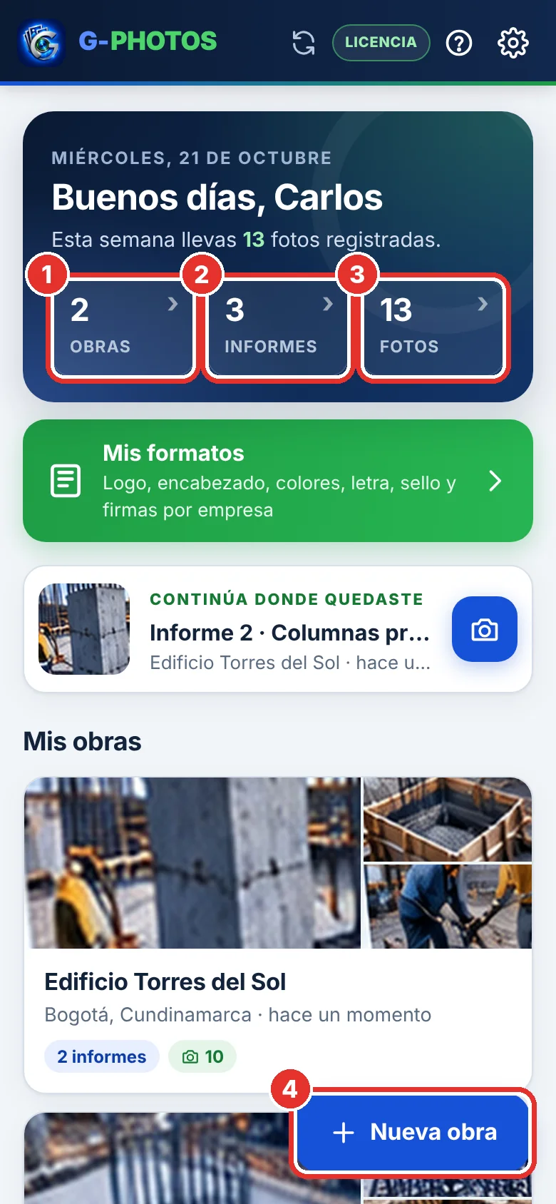 3. Conoce la pantalla de inicio